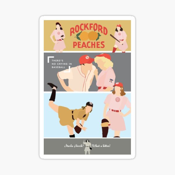 City Of Rockford Peaches - A League Of Their Own Poster for Sale by  Tracy-Design