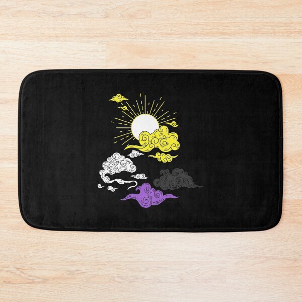 Item preview, Sun and Clouds Non Binary. Nonbinary Pride designed and sold by Subtle Pride Shop.