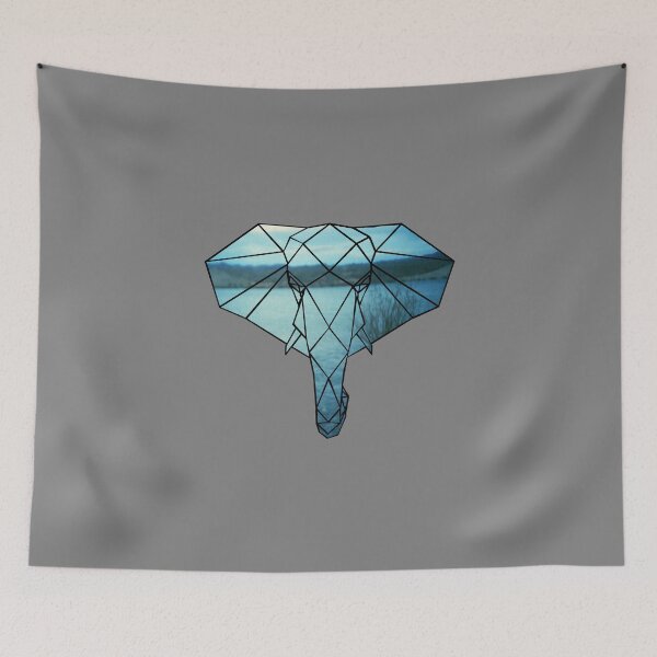 Item preview, Elephant Line Geometry (Lake Bed) designed and sold by KineticZen.