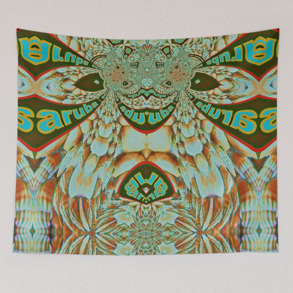 Item preview, UNBELIEVABLE ARUBA SHELLFISH SOUVENIRS - ARUBA  ABSTRACT GEOMETRIC PAINTING PARADISE ISLAND - ARUBA ONE HAPPY ISLAND. designed and sold by Ralek.