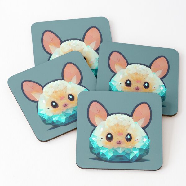 Item preview, Cute Low Poly Crystal Baby Hamster designed and sold by Pet Shelter.