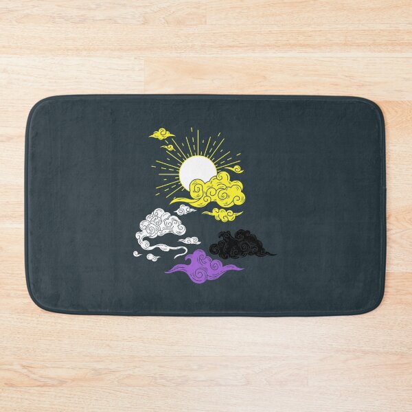 Item preview, Sun and Clouds Non Binary. Nonbinary Pride designed and sold by Subtle Pride Shop.