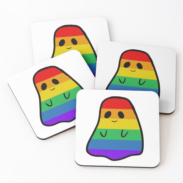 Item preview, LGBTQIA+ Pride Ghost Design designed and sold by PixieSchtick.