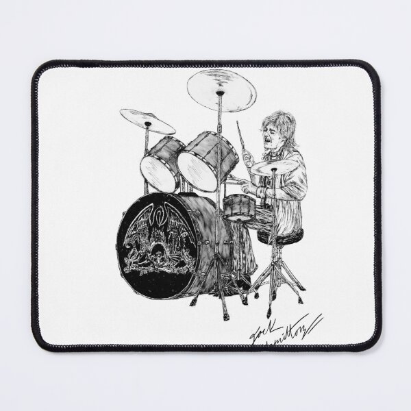 Item preview, R Taylor Drummer Original Ink Drawing Print designed and sold by HamiltonArt.