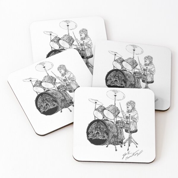 Item preview, R Taylor Drummer Original Ink Drawing Print designed and sold by HamiltonArt.