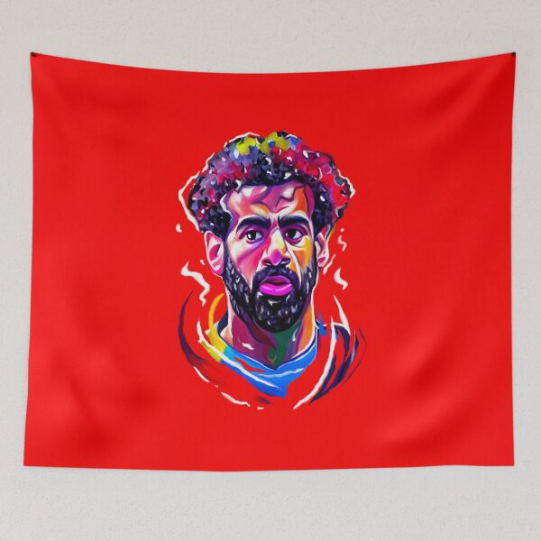 Aperçu de l'œuvre Caricature Pop Art Mo Salah créée et vendue par IcalsaidArt.