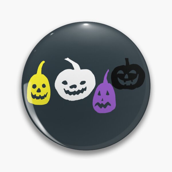 Item preview, Jack-o-lanterns Enby. Nonbinary Pride designed and sold by Subtle Pride Shop.