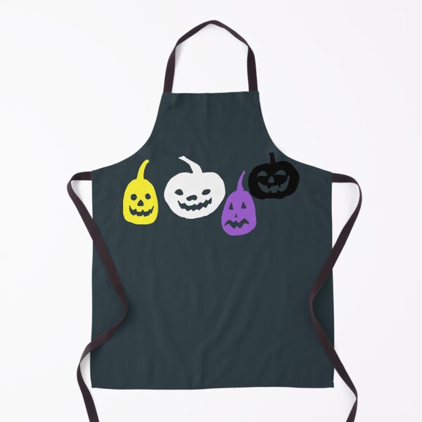 Item preview, Jack-o-lanterns Enby. Nonbinary Pride designed and sold by Subtle Pride Shop.