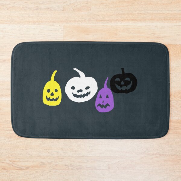 Artikelvorschau, Jack-o-lanterns Enby. Nonbinary Pride entworfen und verkauft von Subtle Pride Shop.