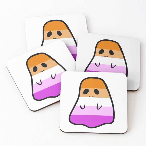 Item preview, LGBTQIA+ Pride Ghost Design - Lesbian designed and sold by PixieSchtick.