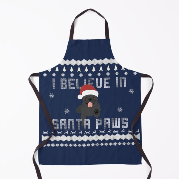 Item preview, I believe in santa paws Black Pug winter Christmas Pug winter sweater style Christmas Sweater Xmas Pug Christmas Gift Pug Ugly Jumper Holiday Gift designed and sold by ALLURE-minimal.