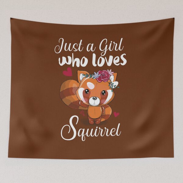 Item preview, JUST A GIRL WHO LOVES SQUIRREL  designed and sold by LAVITASTORE.