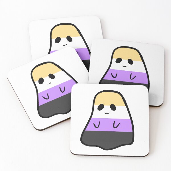 Item preview, LGBTQIA+ Pride Ghost Design - Non-Binary designed and sold by PixieSchtick.