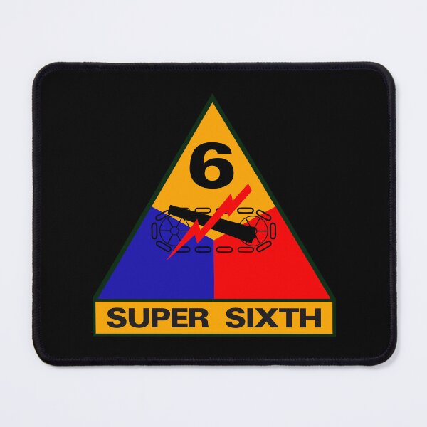 Item preview, US Army - The 6th Armored Division, Super Sixth - Clean Style designed and sold by pzd501.