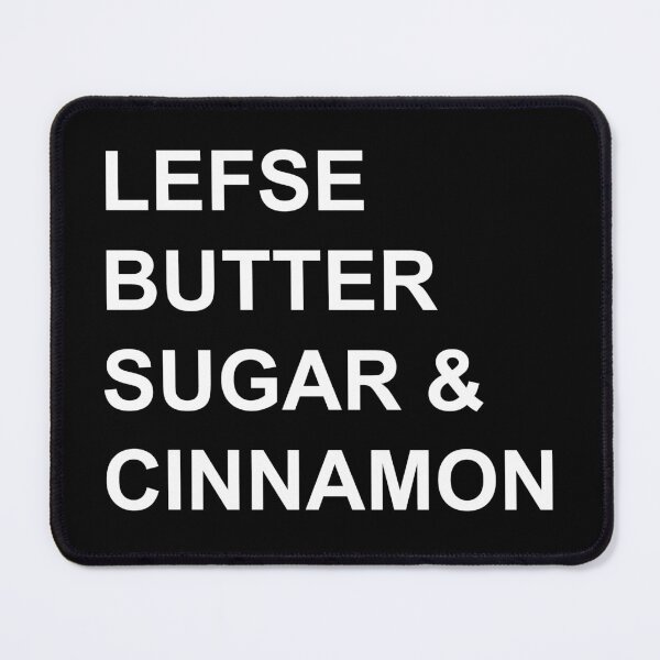 Item preview, Lefse Butter Sugar and Cinnamon Norwegian Christmas designed and sold by Huhnerdieb Apparel.