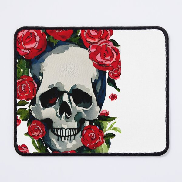 Item preview, Skull and Roses - Garden Of Roses v2 designed and sold by freshWaterCo.