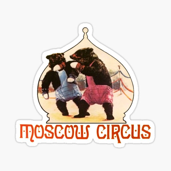 Item preview, Moscow Circus Boxing Bears Russia designed and sold by hilda74.