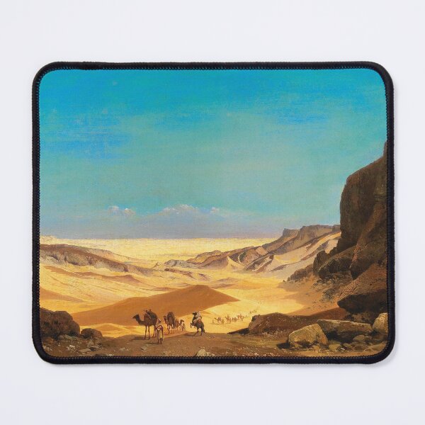 Item preview, The Libyan Desert | Carl Hasch | 1890 North Africa Landscape Art designed and sold by CJET.