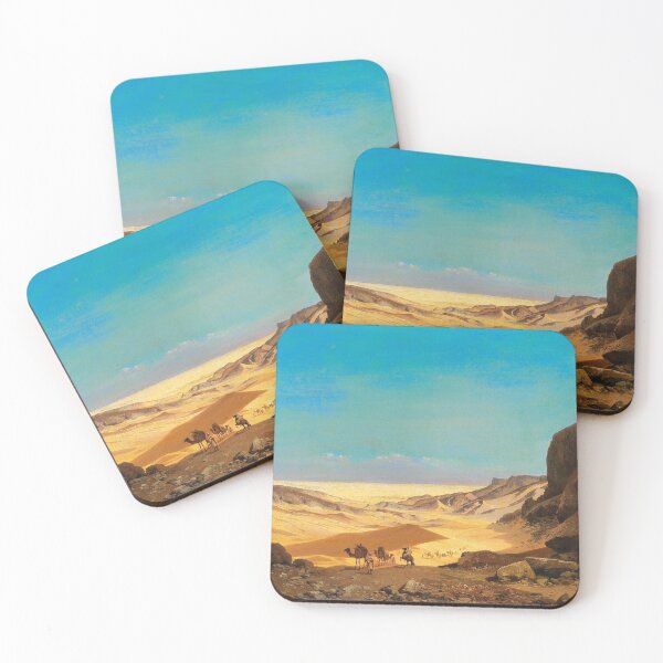 Item preview, The Libyan Desert | Carl Hasch | 1890 North Africa Landscape Art designed and sold by CJET.