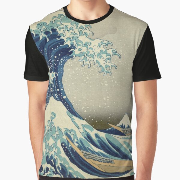 Japanese Wave Kanagawa Japan Graphic T-Shirt
