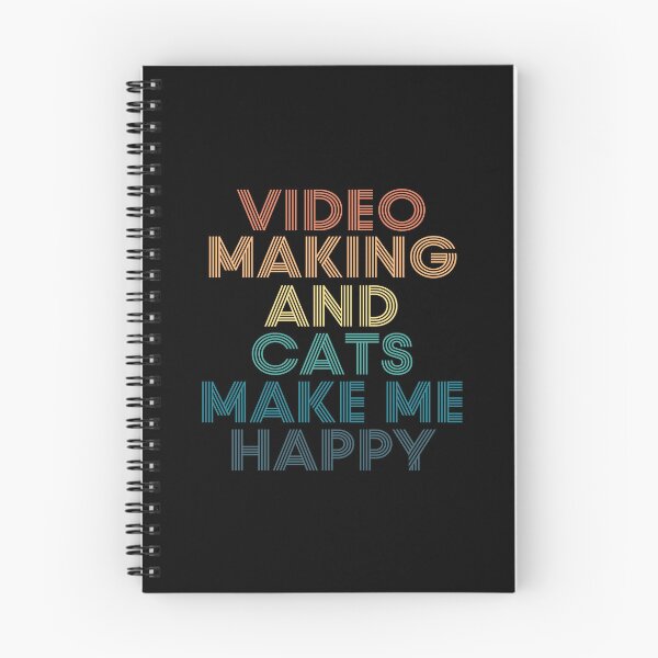 Item preview, Video Making And Cats Make Me Happy designed and sold by kindxinn.