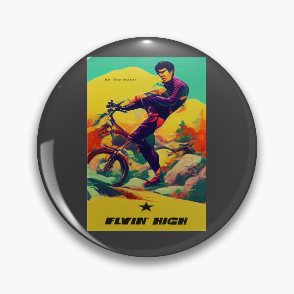 Item preview, Mountain bike T shirt, merchandise. Bruce Lee be like water. designed and sold by Flyin-high.
