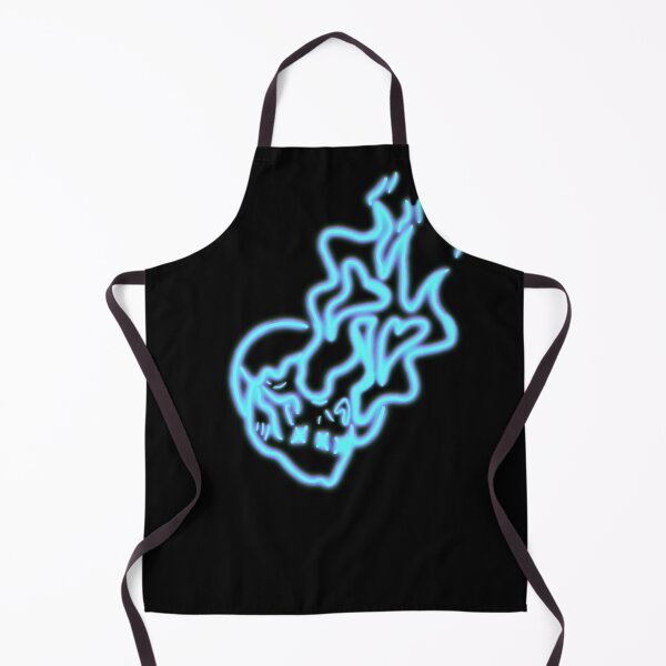 Item preview, Neon Skull With Flames designed and sold by lazylibracrafts.