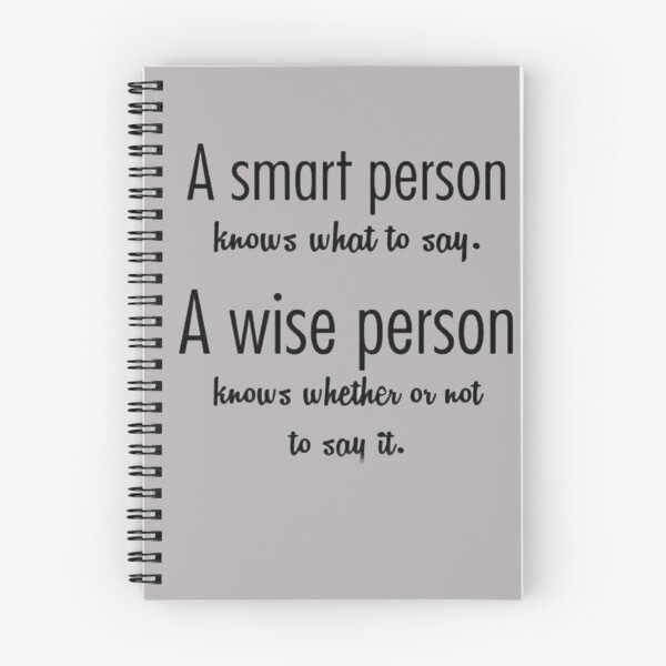 Item preview, Smart people wise people  quote designed and sold by SwampfoxDesign.