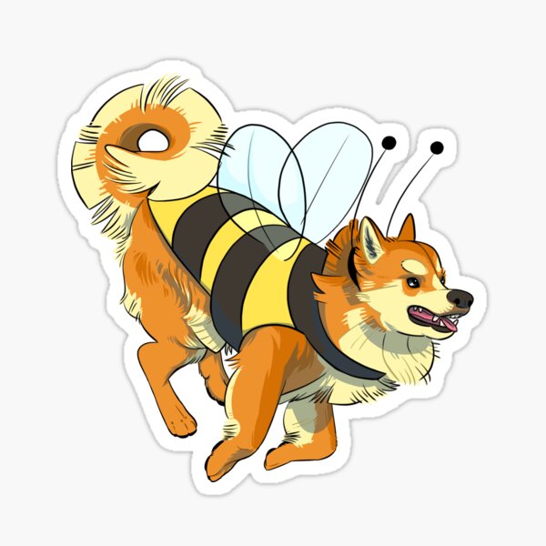 BeeDog Sticker