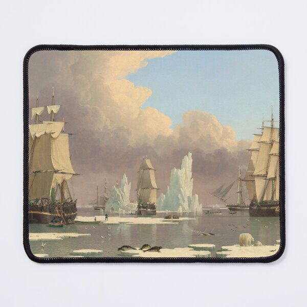 Item preview, The Northern Whale Fishery; The Swan and Isabella | John Ward of Hull | 1840 Marine Art designed and sold by CJET.