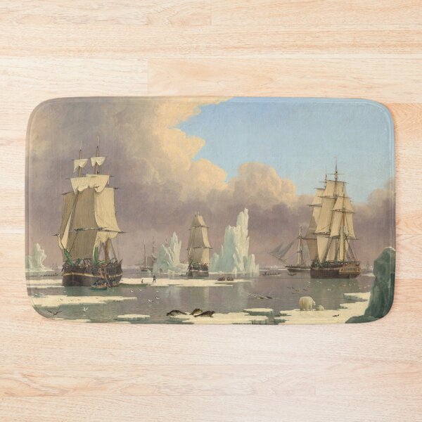 Item preview, The Northern Whale Fishery; The Swan and Isabella | John Ward of Hull | 1840 Marine Art designed and sold by CJET.