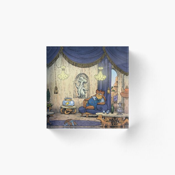 Rimram Snorsmed in Repose Acrylic Block