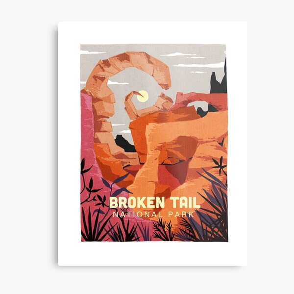 Broken Tail National Park Metal Print