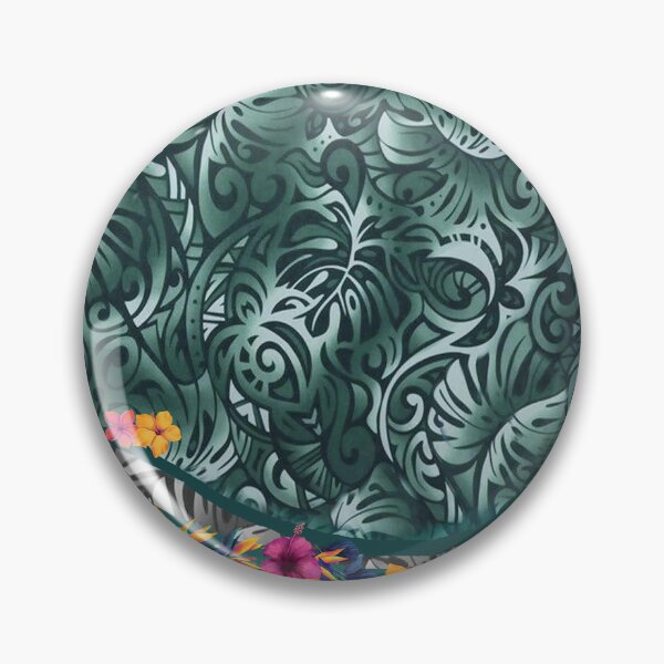 Item preview, Hawaiian Monstera Barkcloth Fusion designed and sold by J Marielle Designs.