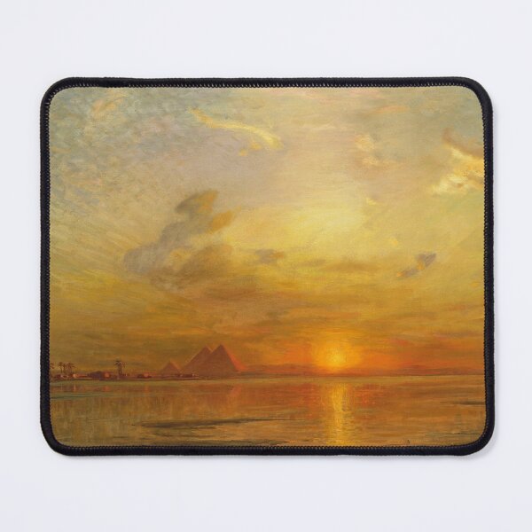 Item preview, The Pyramids at Giza | Ernest Karl Eugen Koerner | 1915 Egyptian Landscape Art designed and sold by CJET.