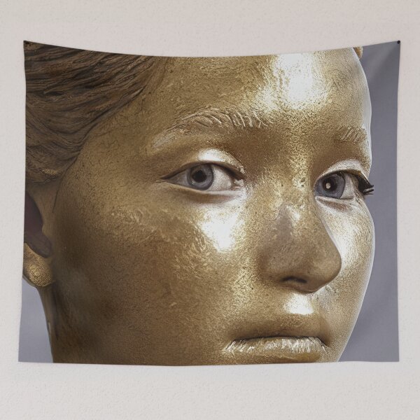 Item preview, Gold head girl designed and sold by Lefteris Betsis.