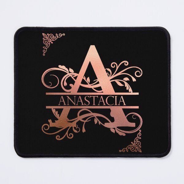 Item preview, Anastacia Personalized Name Gifts with Beautiful Rose Gold Monogram Letter A. Simply Best Gift Ideas designed and sold by MayCrewstore.