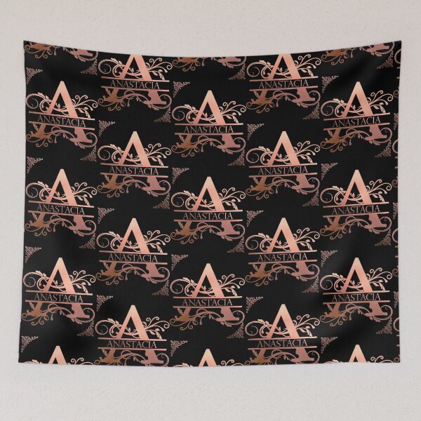Item preview, Anastacia Personalized Name Gifts with Beautiful Rose Gold Monogram Letter A. Simply Best Gift Ideas designed and sold by MayCrewstore.