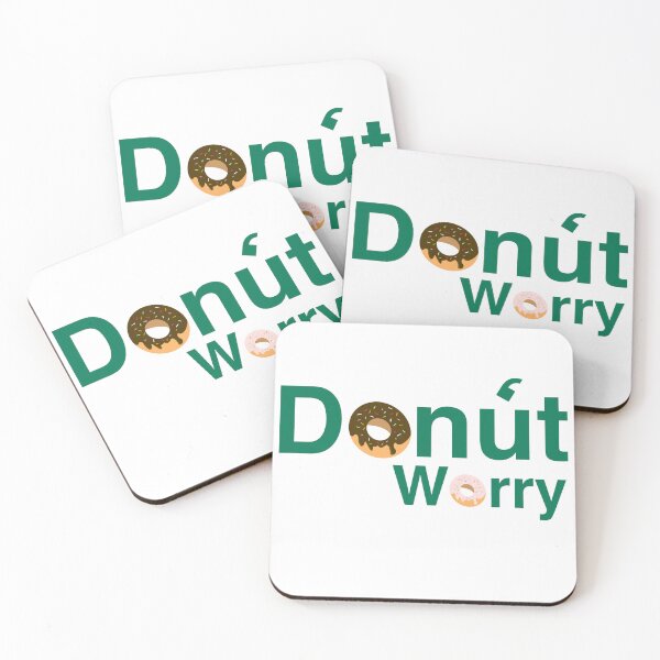 Item preview, Don't Worry (Donut) / Cool Text designed and sold by MoonCarrotnft.