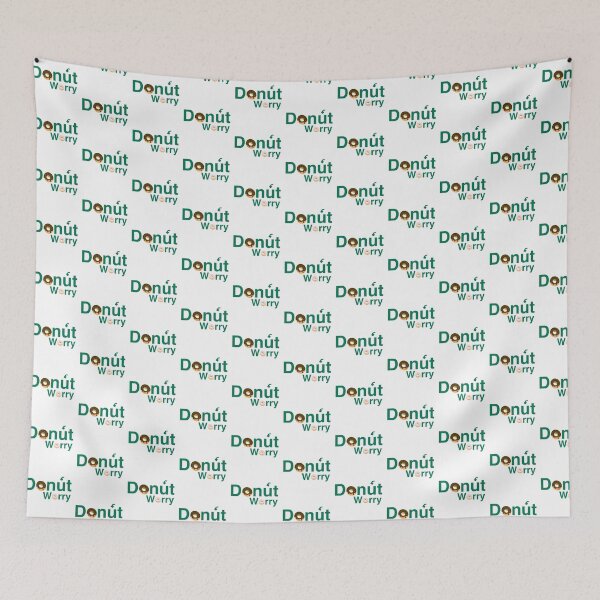Item preview, Don't Worry (Donut) / Cool Text designed and sold by MoonCarrotnft.