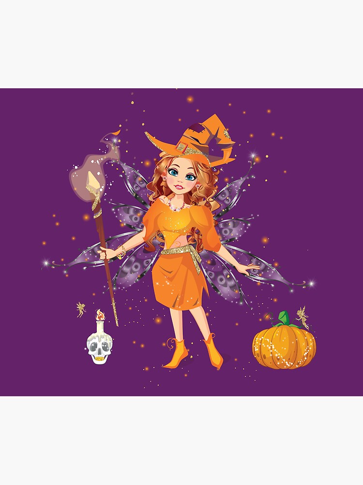 Thumbnail 5 of 5, Mouse Pad, Felicia’s Enchanted Halloween™ designed and sold by TeelieTurner.