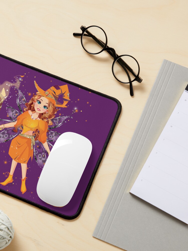 Thumbnail 3 of 5, Mouse Pad, Felicia’s Enchanted Halloween™ designed and sold by TeelieTurner.