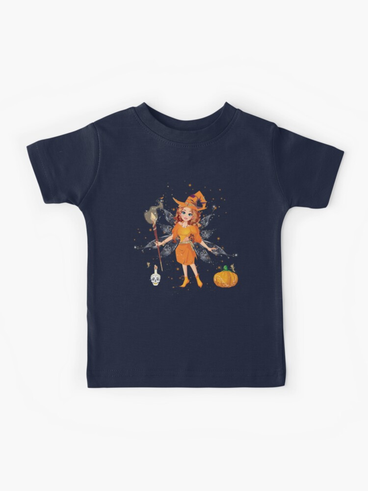Thumbnail 1 of 2, Kids T-Shirt, Felicia’s Enchanted Halloween™ designed and sold by TeelieTurner.
