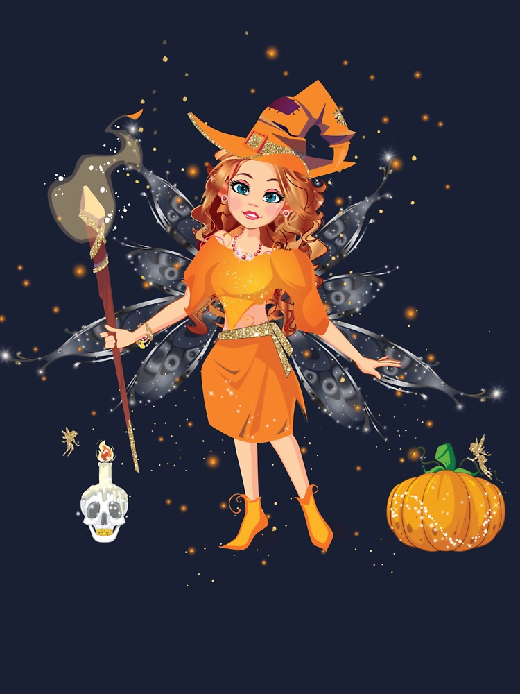 Thumbnail 2 of 2, Kids T-Shirt, Felicia’s Enchanted Halloween™ designed and sold by TeelieTurner.