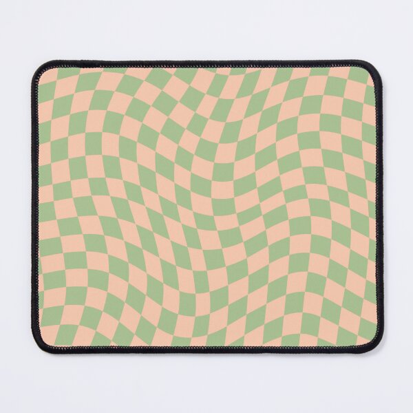 Item preview, Wavy Mint Pink Checks designed and sold by CaseyCara.