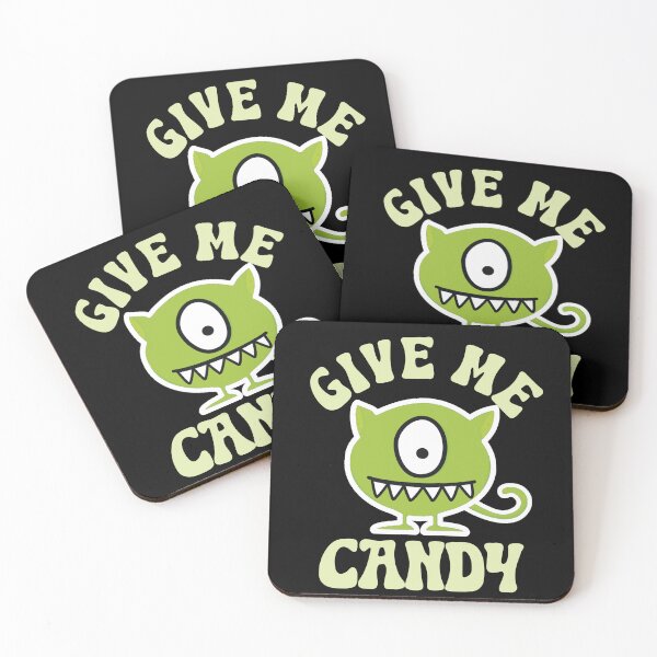 Item preview, Funny GIVE ME CANDY Halloween Alien Cat designed and sold by ittybittyowl.