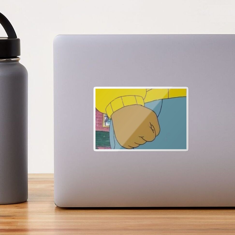 The Arthur Fist Meme Sticker