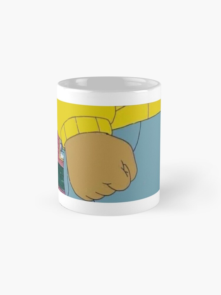 Arthur S Clenched Fist Meme Coffee Mug For Sale By Bananaha Redbubble
