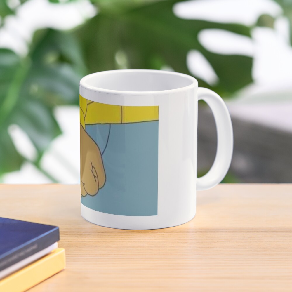 Arthur S Clenched Fist Meme Mug By Bananaha Redbubble