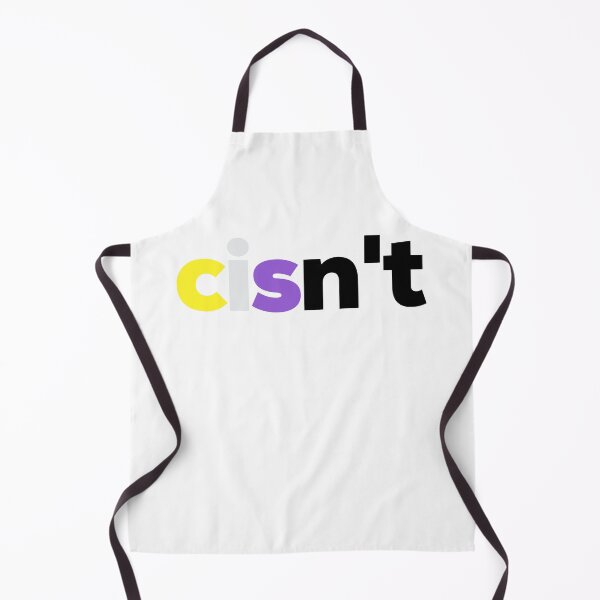 Item preview, Cisn't For Me. Nonbinary Pride designed and sold by Subtle Pride Shop.